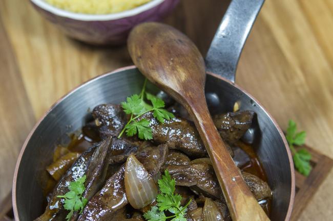 Rehleber mit Polenta