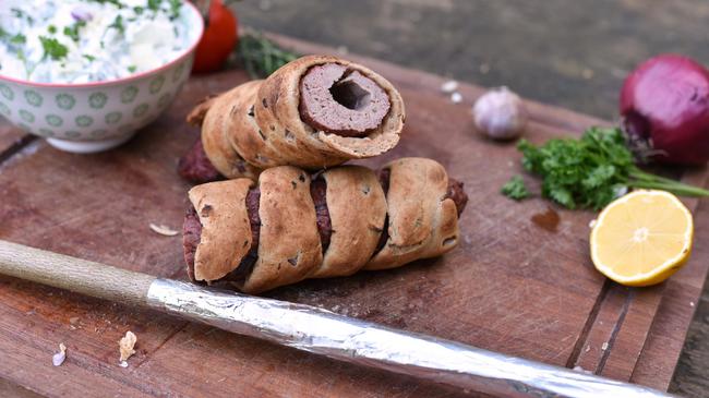 Stockbrot mit Rehhack