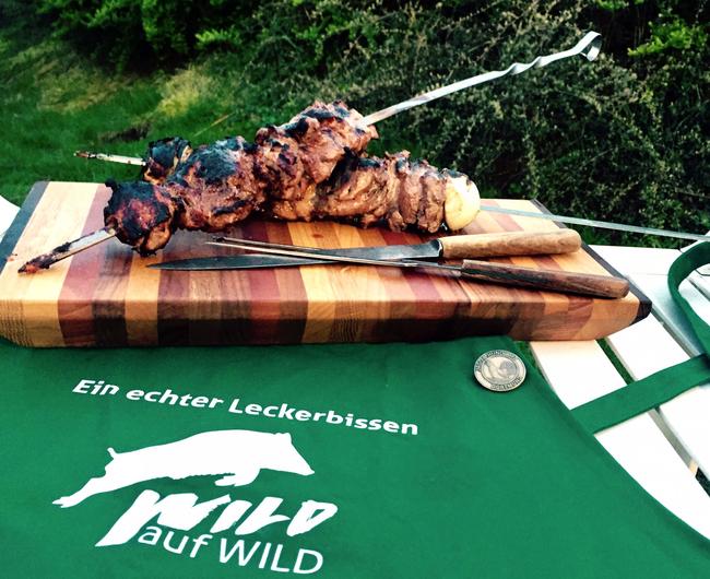 Wildschwein-Schaschlikspieß nach Kaukasischer Art 