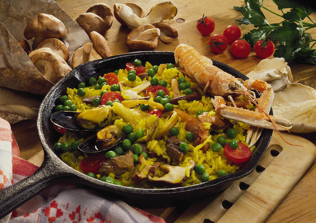 Kaninchen-Paella