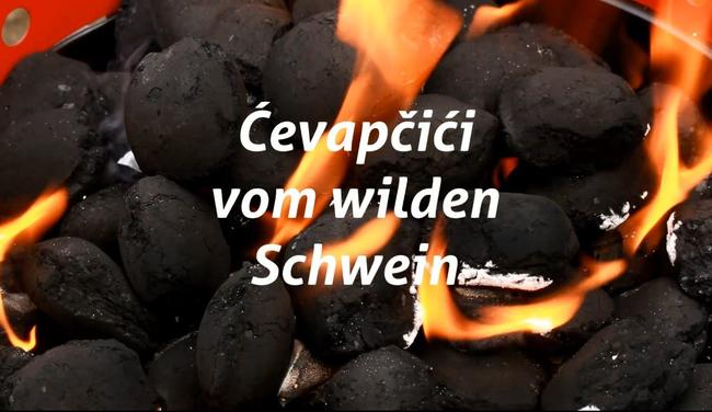 Cevapcici vom Wildschwein