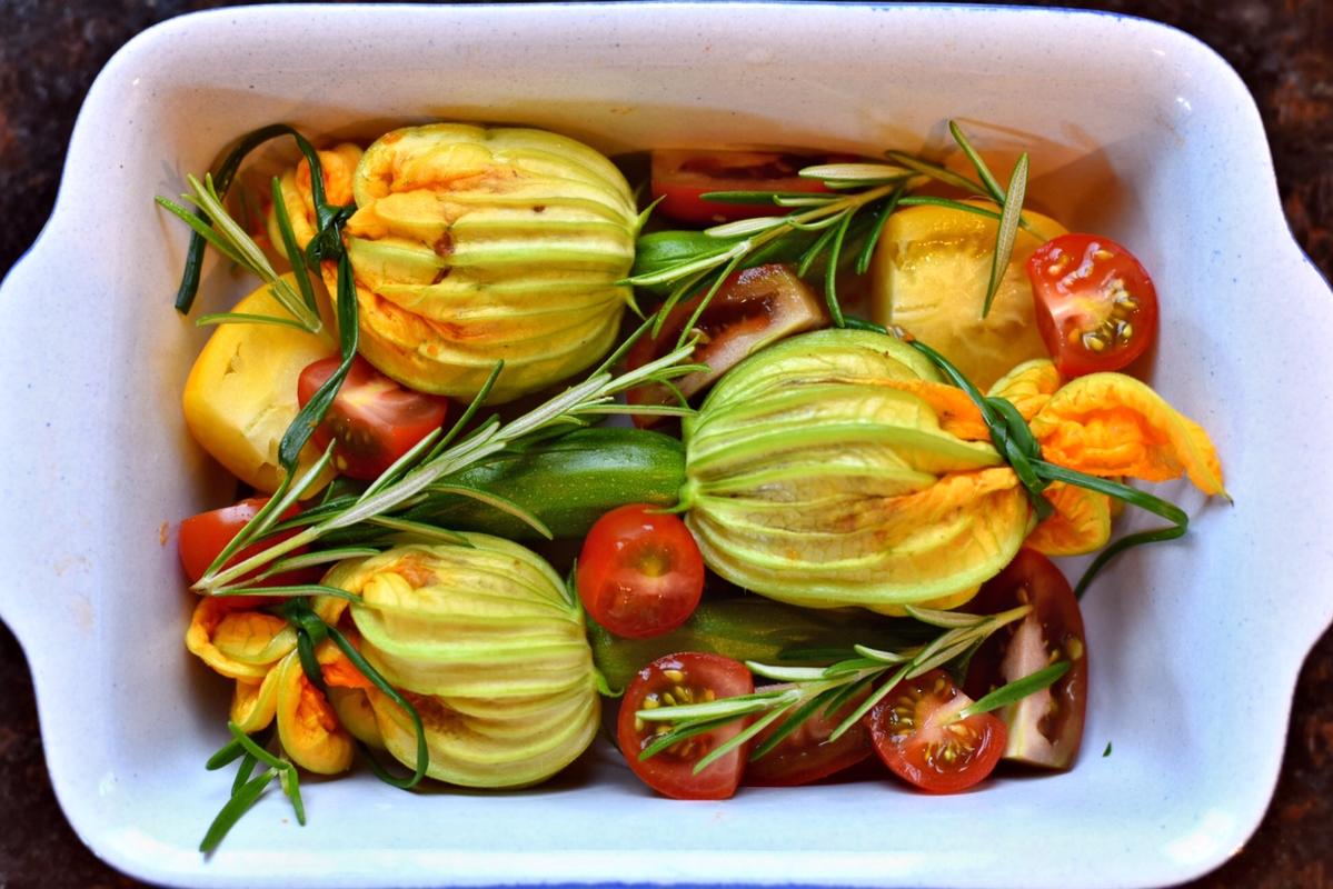 Wild gefüllte Zucchiniblüten | Deutscher Jagdverband